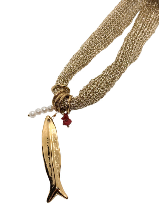 Collar Gold Dorada