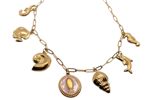 Collar Tsunami Rosado