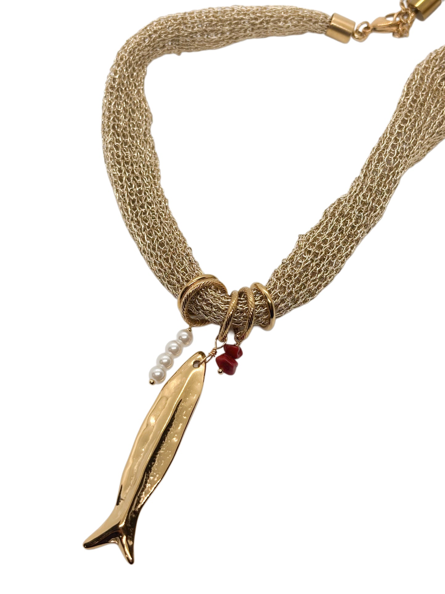 Collar Gold Dorada