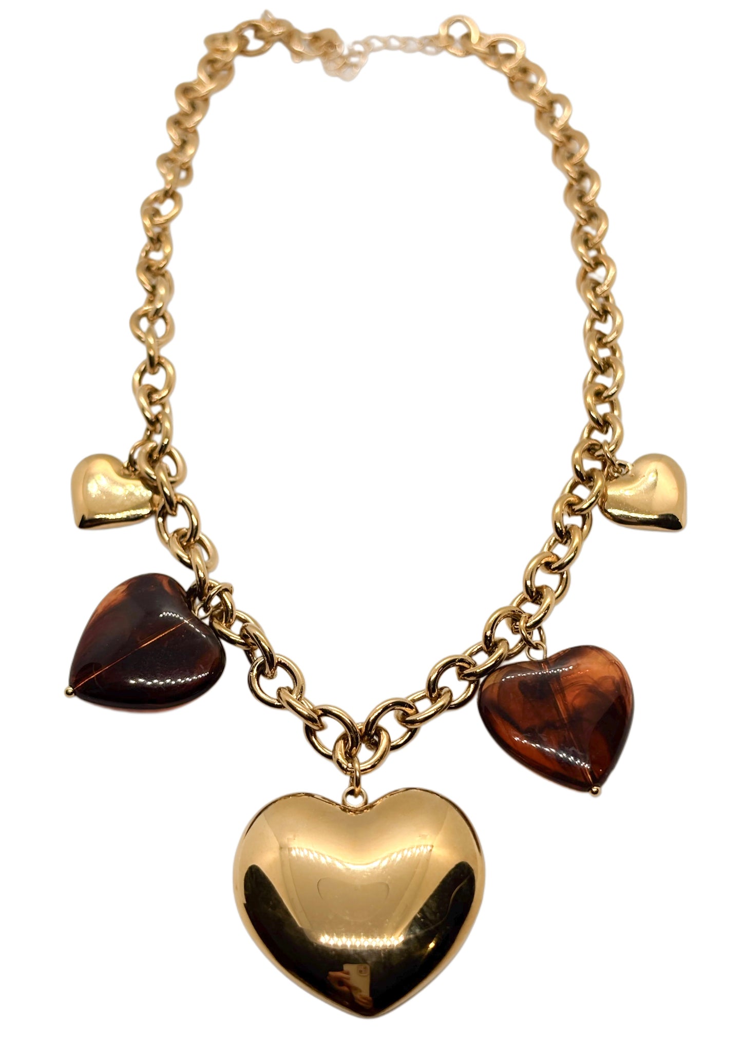 Collar Corazón de Ámbar