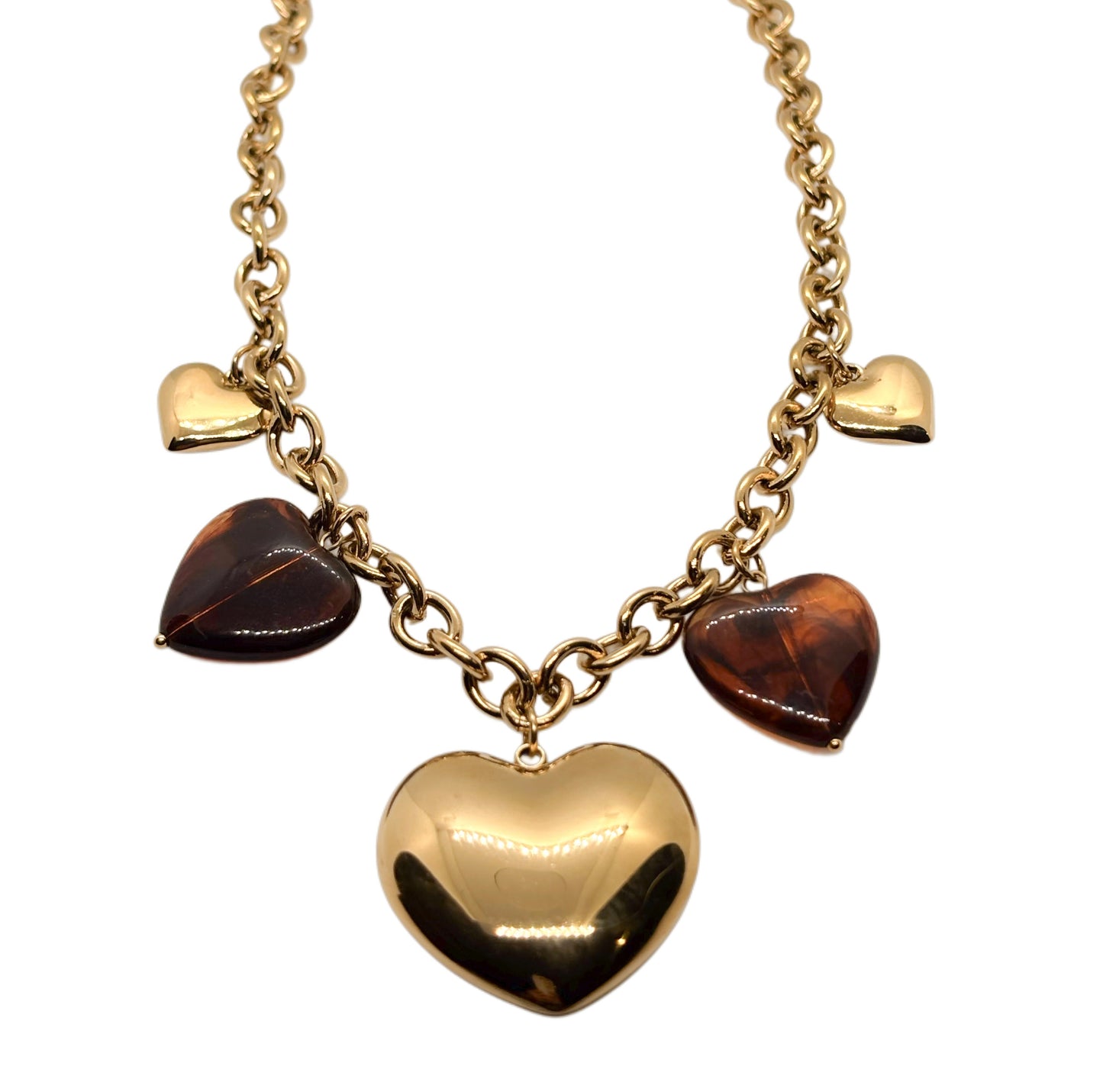 Collar Corazón de Ámbar